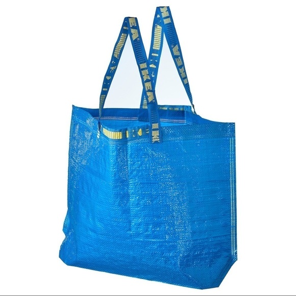 NWT IKEA Iconic Small Classic Shopping Shipping Reseller Blogger Favorite Tote - Picture 2 of 6